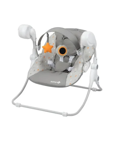 Alceo 2-in-1 bouncer and baby swing Warm Gray Safety 1st