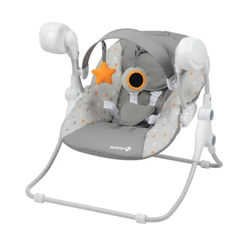 Transat balancelle 2 en 1 Alceo Warm Gray Safety 1st