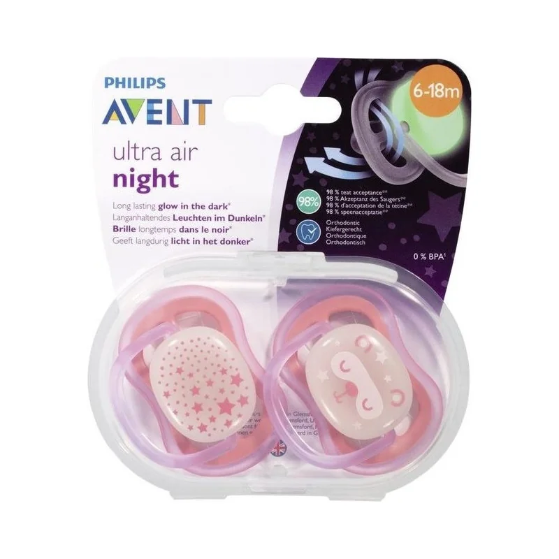 لهاية Ultra Air Nuit وردية 6 -18 شهراً Philips Avent