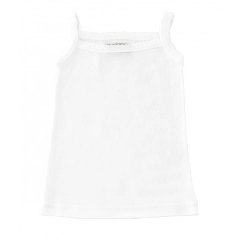 Débardeur basic 4 ans blanc Babidu