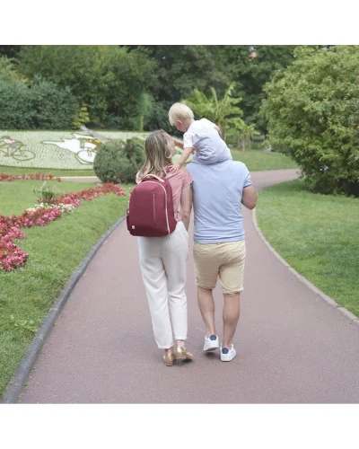 Sac a langer le pyla burgundy babymoov | la maison du bebe