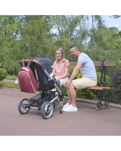 Sac a langer le pyla burgundy babymoov | la maison du bebe