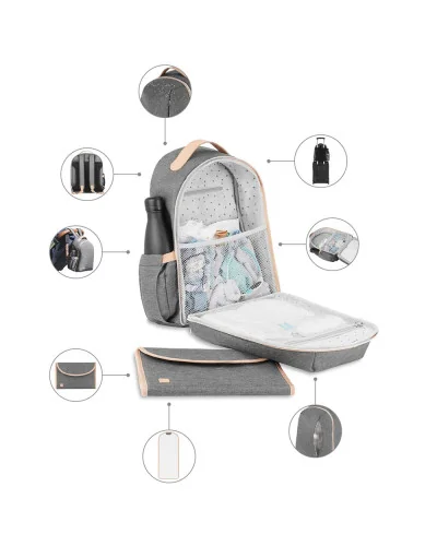 Sac à langer Le Pyla Smokey Babymoov
