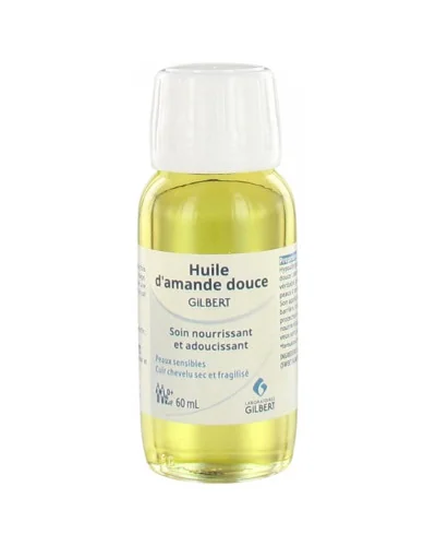 Aceite de masaje para bebé de almendras dulces 60 ml Gilbert