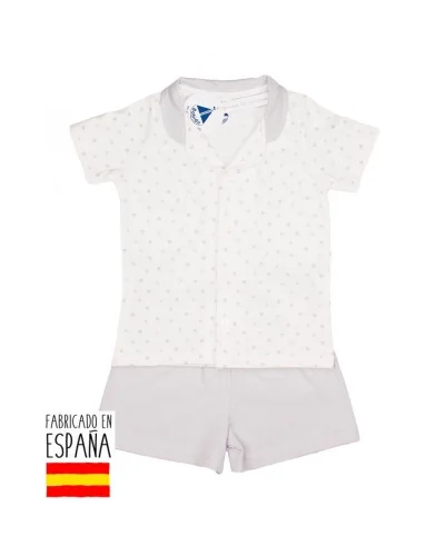 Pijama de niño gris 4 años Babidu