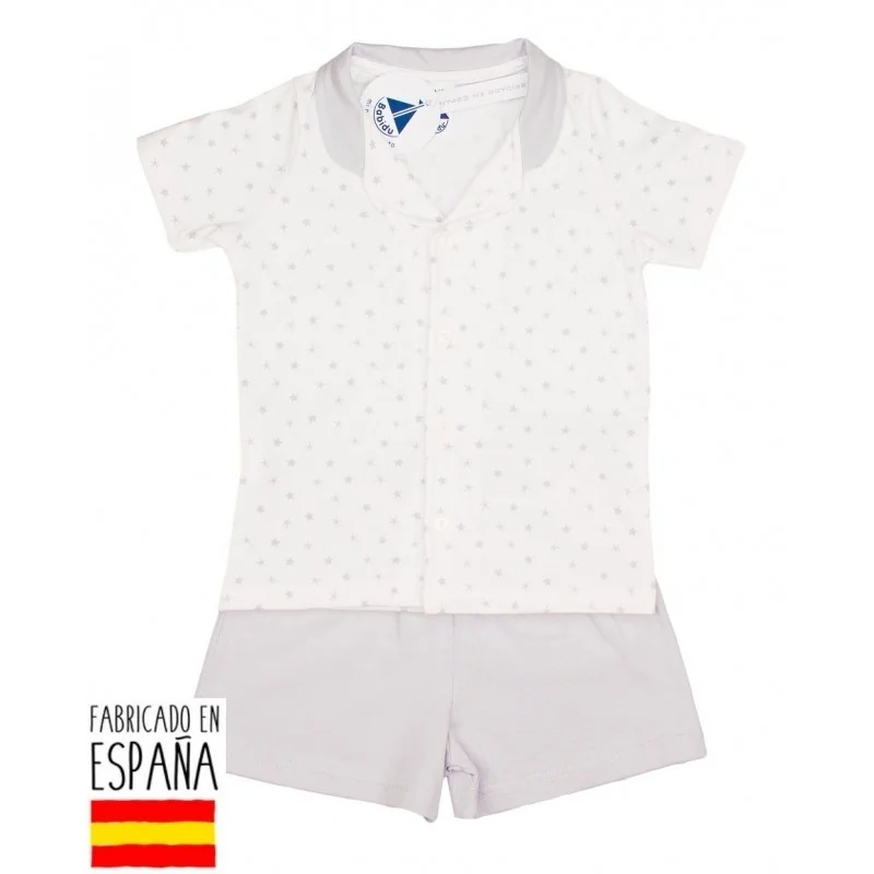 Pijama de niño gris 4 años Babidu