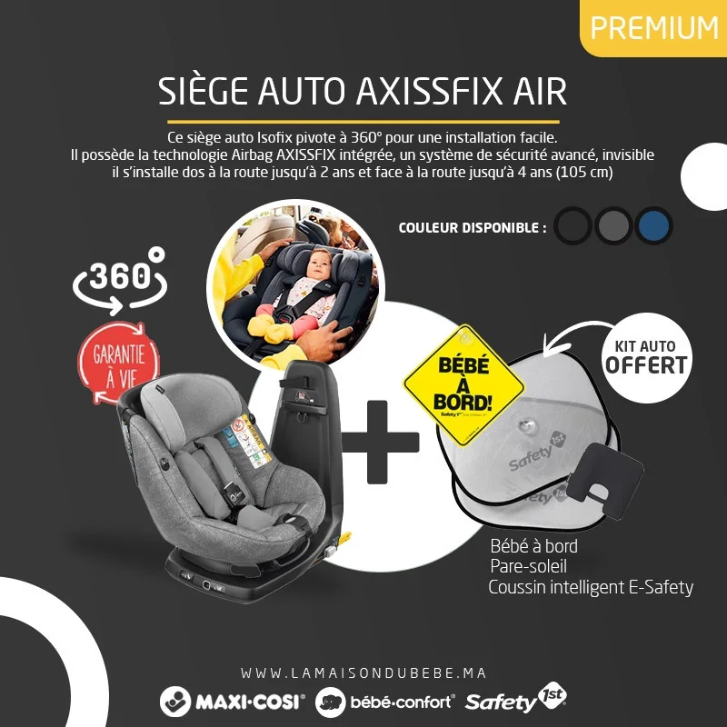 Siege Auto Rotatif Axissfix Air Maxi Cosi Bebe Confort