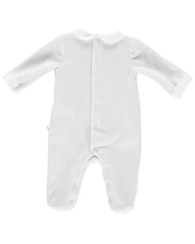 Grenouillère en velours Essentials 213 3 mois gris Pureté du bébé