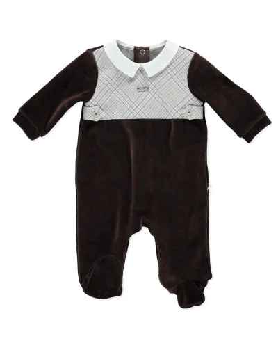 Grenouillère en velours Charming 3 mois Pureté du bébé