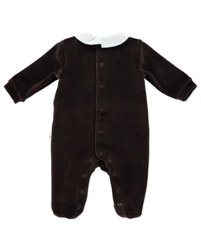 Grenouillère en velours Charming 1 mois Pureté du bébé