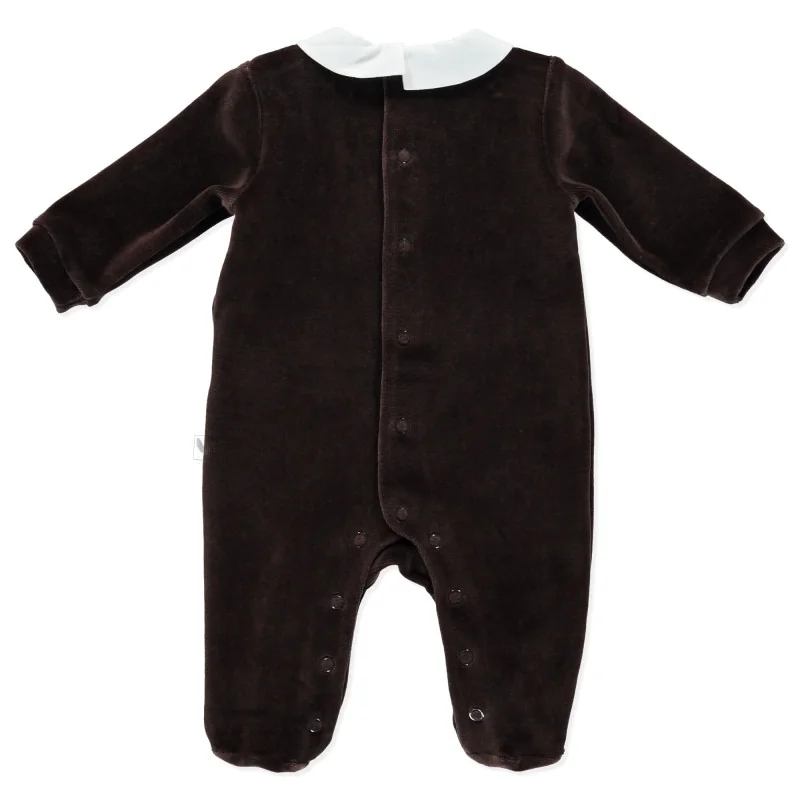 Grenouillère en velours Charming 315 1M 2021 C.Hiver Pureté du bébé