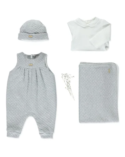 Gorro bebé gris Pureté du bébé