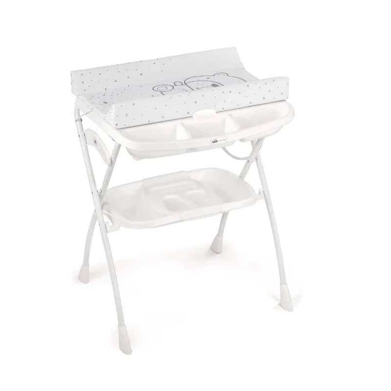 Table à Langer avec Baignoire Gris Teddy Bear Volare CAM