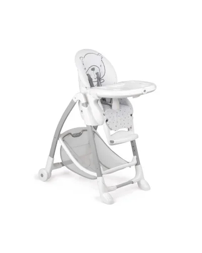 Chaise haute bébé Gusto gris Teddy Bear CAM