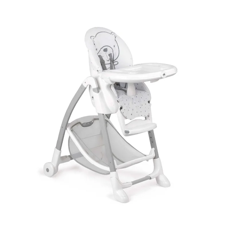 Chaise haute bébé Gusto gris Teddy Bear CAM