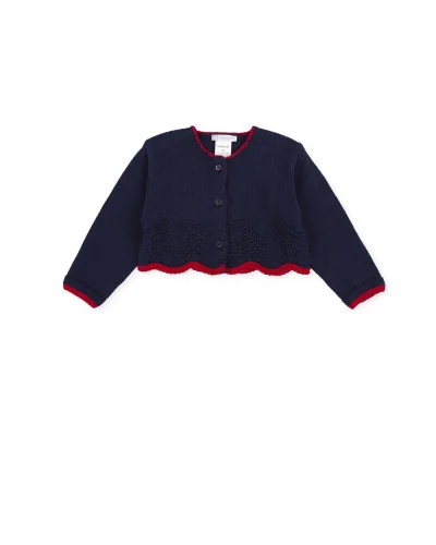 Veste en tricot fille Tutto Piccolo
