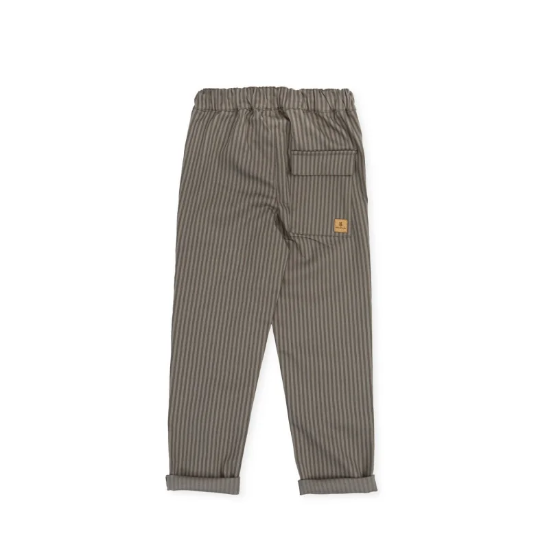 Pantalon en sergé Kaki Garçon Iris Tutto Piccolo Pantalon en sergé Kaki Garçon Iris Tutto Piccolo