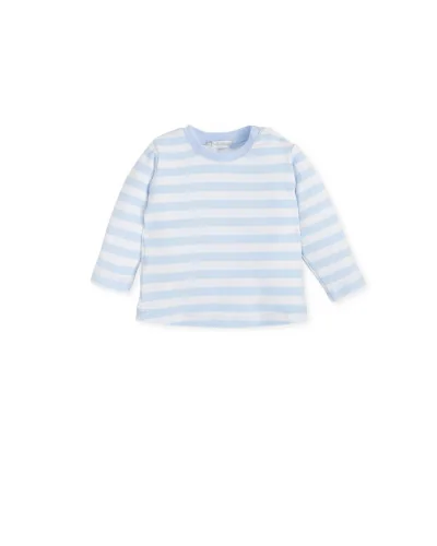T-shirt bleu ciel Sándalo bébé garçon Tutto Piccolo