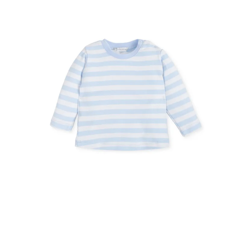Camiseta azul cielo Sándalo bebé niño Tutto Piccolo