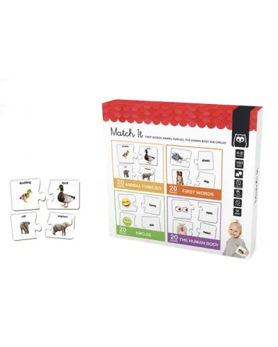 Puzzle Match It 4 en 1 dès 4 ans Eurekakids