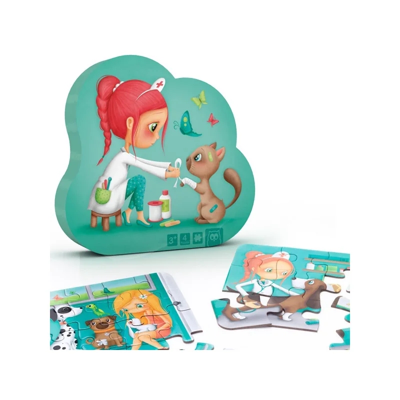 Puzzle évolutif Vétérinaire Eurekakids