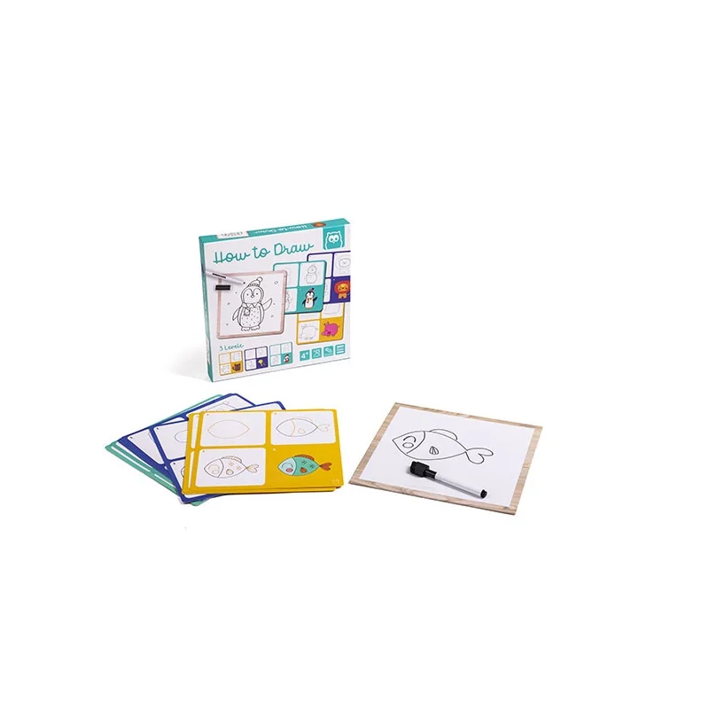 Jeu apprendre à dessiner Eurekakids