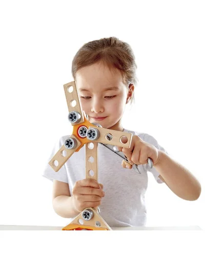 Junior Inventor wooden experiment kit 42 pieces Hape
