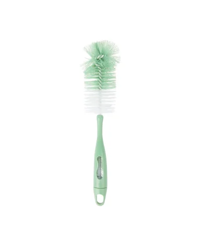 Goupillon vert 2 en 1 pour biberon et tétine Badabulle