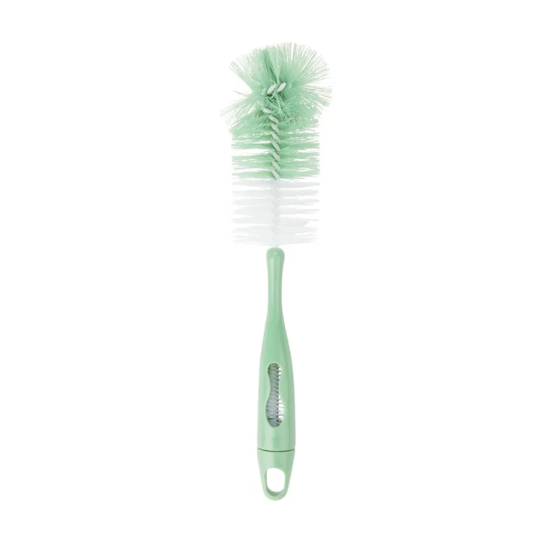 Goupillon vert 2 en 1 pour biberon et tétine Badabulle