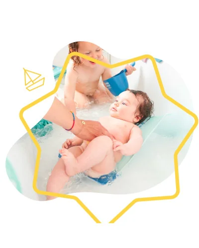 Ergonomic bath hammock seat 0-6 months Badabulle