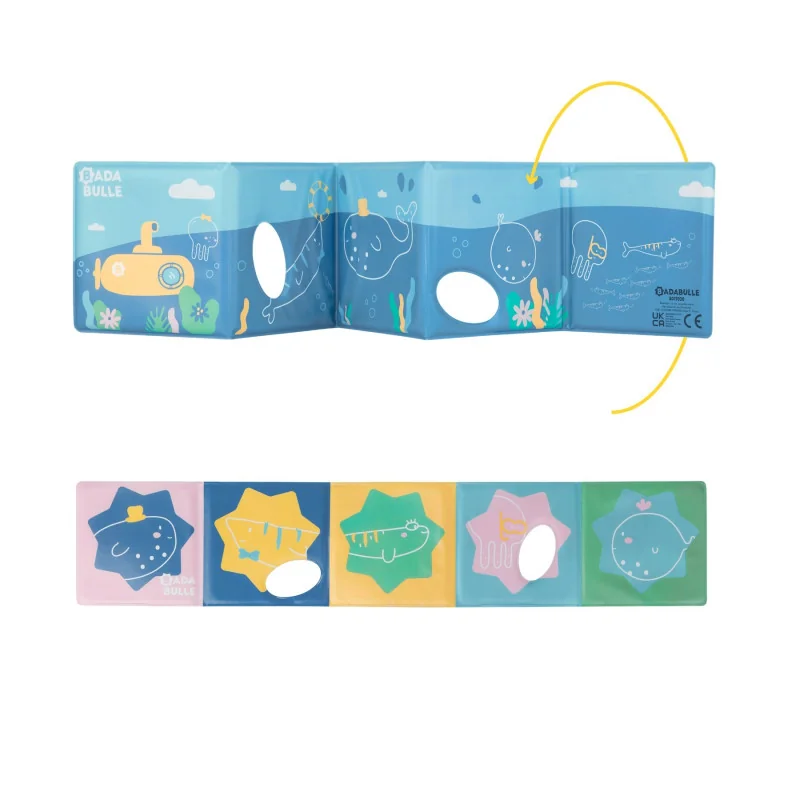 Livre de bain et Marionnette Badabulle | la maison du bebe Livre de bain et Marionnette Badabulle | la maison du bebe