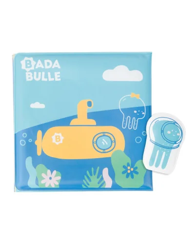 Livre de bain et marionnette avec stickers Badabulle