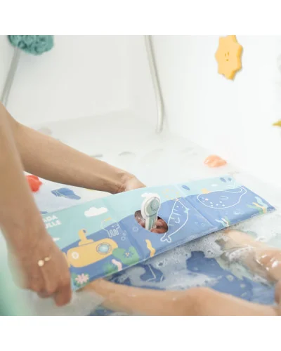 Livre de bain et marionnette avec stickers Badabulle