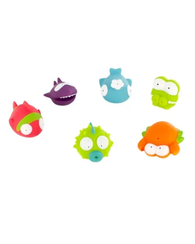 Jouets de bain Rigolos Splash Ocean x6 Badabulle