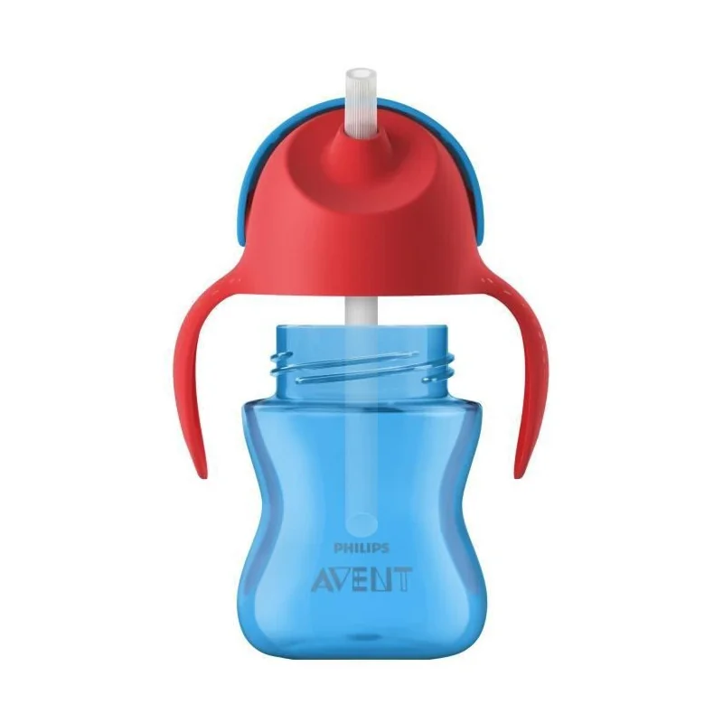 Tasse a paille 9m+ bleu garcon 200 ml – vue 2