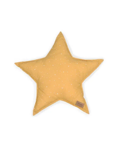 Coussin décoratif Shiny moutarde 45 x 45 BonjourBébé Premium