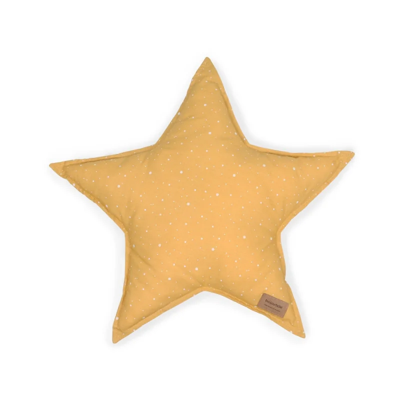 Coussin décoratif Shiny moutarde 45x45 BonjourBébé Premium