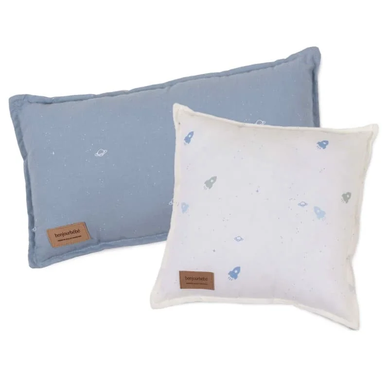 Coussin Decoratif Rectangle Rocket Blue (1p) 35x20 BBP