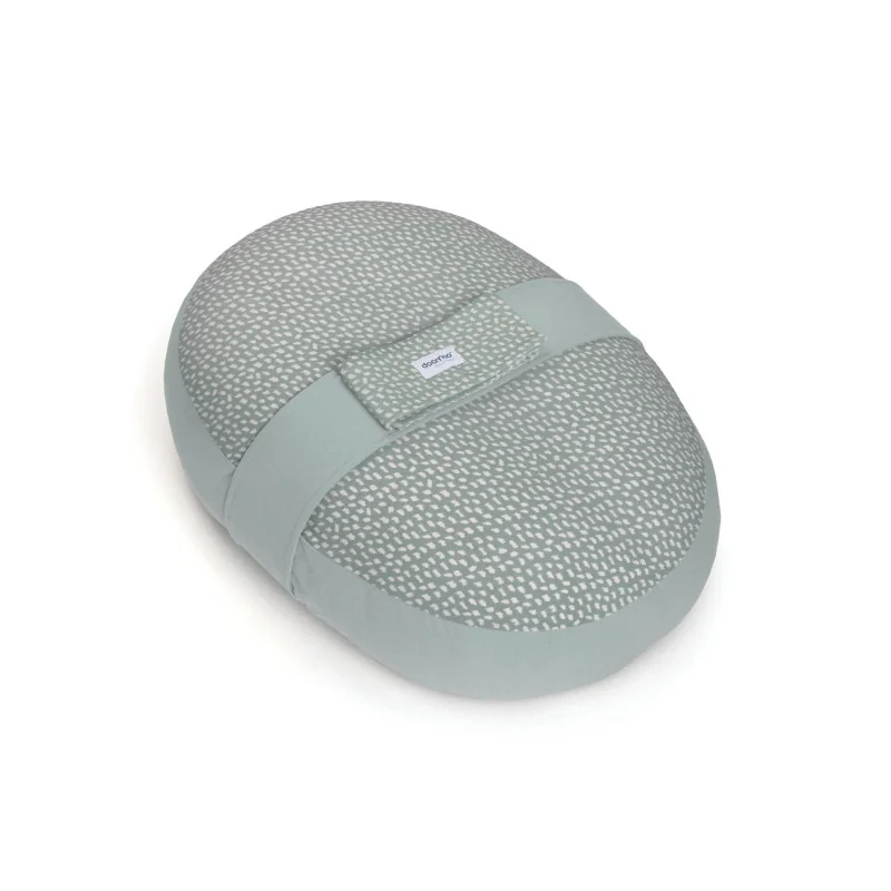 Housse pour coussin d’allaitement Relax Cover Cloudy Kaki Doomoo