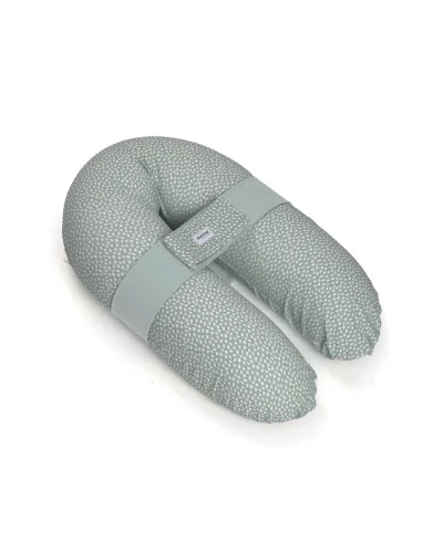 Housse pour coussin d’allaitement Relax Cover Cloudy Kaki Doomoo