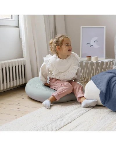 Housse pour coussin d’allaitement Relax Cover Cloudy Kaki Doomoo
