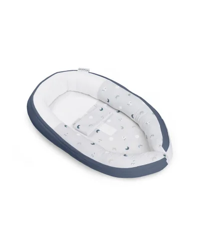 Nido para bebé Cocoon Blue Grey Moon Doomoo