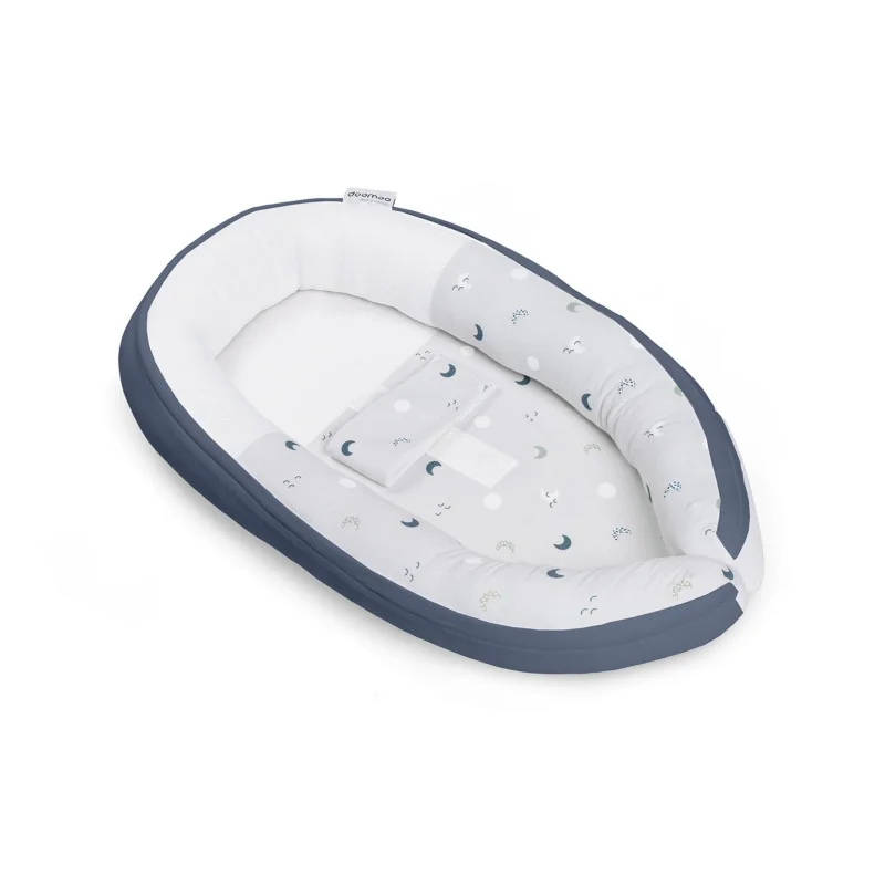 Réducteur de lit Cocoon Blue Grey Moon Doomoo