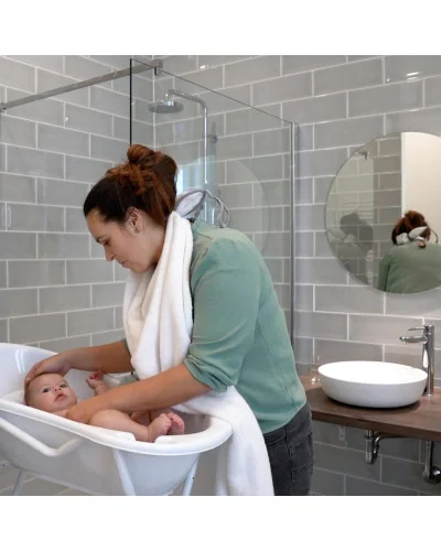 Cape de bain XL avec anneau de dentition Dry’n Play Doomoo