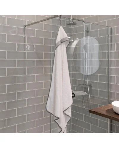 Cape de bain XL avec anneau de dentition Dry’n Play Doomoo