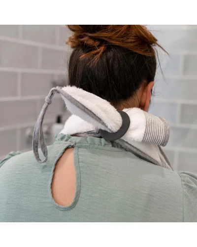 Cape de bain XL avec anneau de dentition Dry’n Play Doomoo