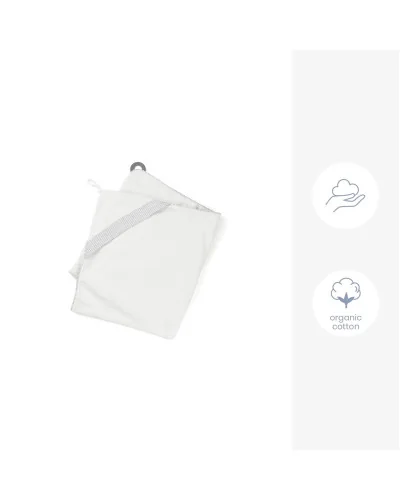 Cape de bain XL avec anneau de dentition Dry’n Play Doomoo