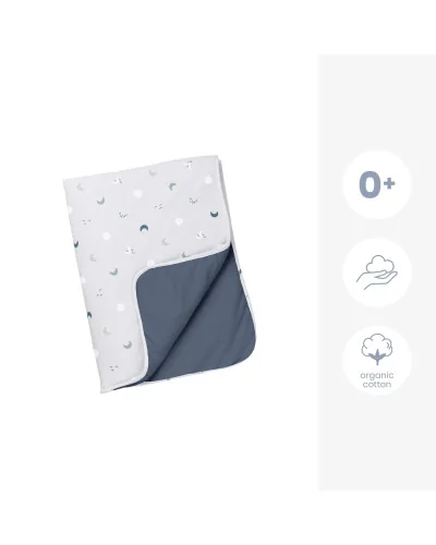 Couverture bébé Dream 75 x 100 cm Blue Grey Moon Doomoo