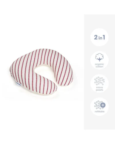 Coussin d Allaitement et Maternité SOFTY Ruby Stripes Doomoo