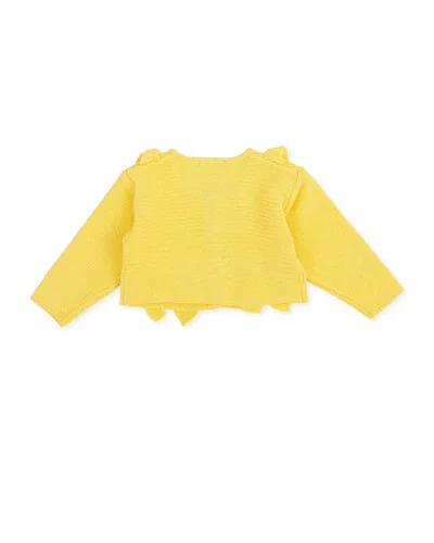Abrazo girls' cardigan yellow Tutto Piccolo